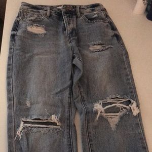 Pacsun ripped mom jeans